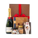 Moët Moment ajándékcsomag prémium díszdobozban – Moët & Chandon Pezsgő, Puglia pezsgős dugó