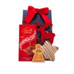 Small Wonders ajándékcsomag prémium díszdobozban – Mézeskalács, Lindt Lindor tejcsokoládé