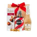 Winter Fizz ajándékcsomag prémium díszdobozban – Piccini Venetian Dress Mondo Prosecco DOC, Puglia pezsgős dugó