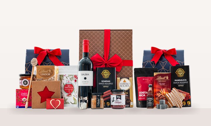 Céges ajándékcsomagok nettó 10 000–20 000 Ft között: Tea Society, Whiskey Business és Wine & Dine